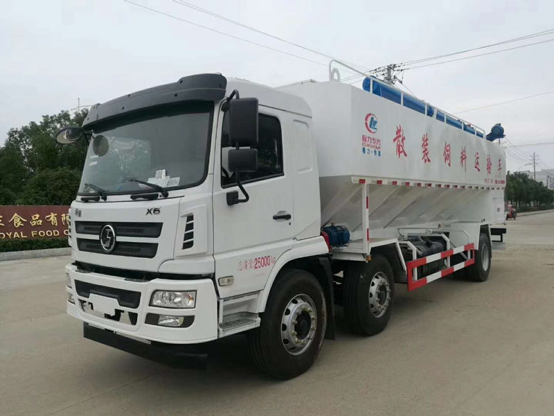 SCS5250ZSLSX陕汽62散装饲料粮食运输车